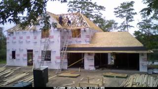 Time Lapse Home Construction 156 days of construction in 1275 minutes [upl. by Nwahsar]