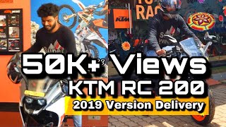 KTM RC 200 Delivery 2019 Version  ktm rc 200 Vlog 33 [upl. by Inahet]