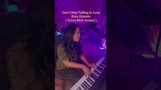 Can’t Help Falling in Love x Kina Grannis Crazy Rich Asians  Piano Cover  Jessica La [upl. by Marchall678]