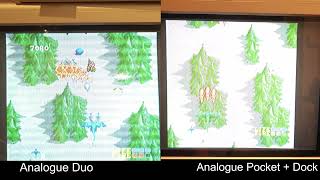 CRT TV Analogue Duo vs Analogue Pocket Dock [upl. by Casady614]