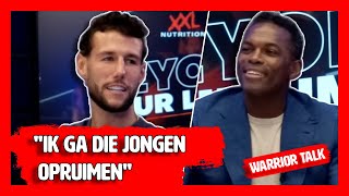 Damian Johansen over zijn gevecht op DFS 24  WARRIOR TALK [upl. by Alasteir]