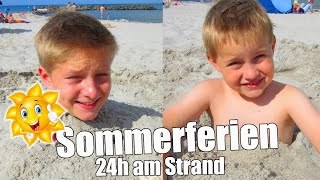 Sommerferien 24h am Strand 🌅 TipTapTube Ash5ive Echtso marieland [upl. by Tillion]