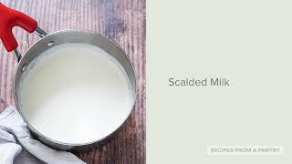 How To Scald Milk [upl. by Crawford478]