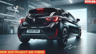 2025 Peugeot 208 Hybrid New Model  Efficient Car On City Streets  Review [upl. by Boyes]