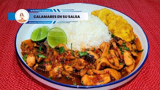 🦑Calamares🥘🦑🦑 en su salsa😘👌❤️ [upl. by Eelyahs741]