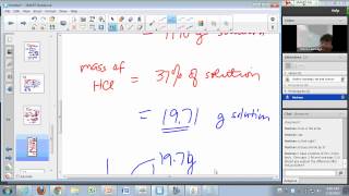 General Chemistry Lecture Aqueous Solutions and Molarity [upl. by Nnazus]