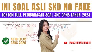 SOAL ASLI TERBARU❗️BEGINI SOAL ASLI TIU SKD CPNS  TIPS DAN PEMBAHASAN SOAL ASLI SKD 2024 [upl. by Acisej66]