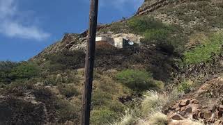 Honolulu firefighters battle brush fire near Diamond Head lighthouse [upl. by Mairb217]