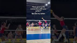 How Good is Your Setter Connection 🔥💪🏐 volleyball best top usa [upl. by Sianna734]