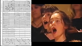 Walton Belshazzars Feast  Full Orchestral Score  Full Movie DOUBLE SCREEN [upl. by Nerty]