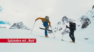 Skitourentipps  Teil 3 Geh und Abfahrtstechnik  Mein Montafon Expertentipp [upl. by Adiaroz]