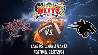 Lane vs Clark Atlanta College Football Game 28SEP2024 [upl. by Nahij]