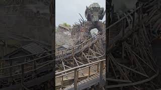 Wickerman Alton Towers themepark rollercoaster uk [upl. by Aloysia]