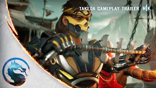 Mortal Kombat 1 – Official Takeda Gameplay Trailer [upl. by Yecaj]