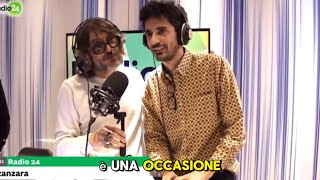 Valerio Lundini a “LA ZANZARA” La Zanzara del15012024 [upl. by Sheeree]