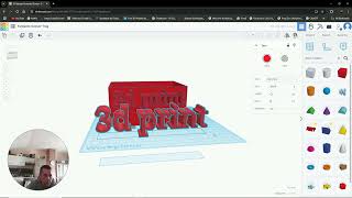 Tinkercad text engraving [upl. by Ameluz]