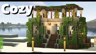 Minecraft  How to Build a Cozy Beach House  Tutorial [upl. by Launam]