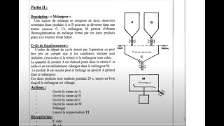 exercice corrigé grafcet mélangeur partie 1 [upl. by Esnohpla252]