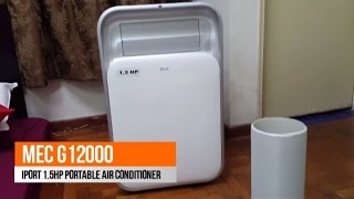 Unboxing MEC G12000 iPort 1 5HP Portable Air Conditioner [upl. by Safir194]