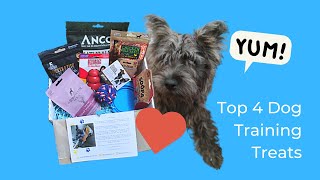 Top 4 Dog Training Treats June The Woof Club Box Unboxing [upl. by Neelav]