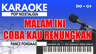 Karaoke  Disaat Kau Harus Memilih  Pance Pondaag  Nada Pria [upl. by Marcella]