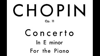 Chopin Piano Concerto No 1 in e minor Op 11 Zimerman [upl. by Sauls]