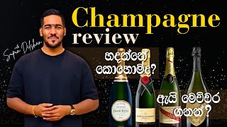 කොහොමද මේ champagne හදන්නේ   මොනවද මේ sparkling wine කියන්නේ  champagne review [upl. by Stearn]