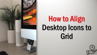 How to Align Desktop Icons to Grid Desktop Icons Snap to Grid Windows 10 [upl. by Bellamy864]