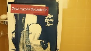 Cyanotypes e03  The full process with UV UVA light [upl. by Ahtelra]