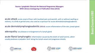 30Filariasis Definitions of Important Terms Risk Factors Transmission [upl. by Erie]