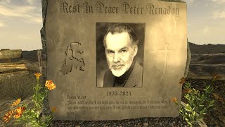 RIP Easy Pete  Peter Renaday Memorial in Fallout New Vegas [upl. by Laspisa33]