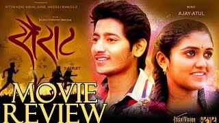 Sairat Marathi Movie Review  Rinku Rajguru  Akash Thosar [upl. by Malinowski]