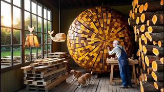 Beyond Imagination 70YearOld Craftsman Creates Wooden Wonders to Elevate Your Home A MustSee [upl. by Emelin585]