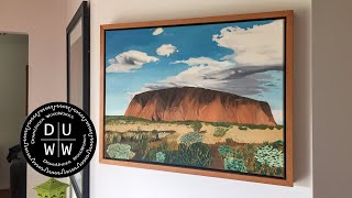 How to make a floating frame for a canvas painting or print [upl. by Cooper385]