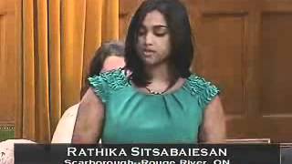 Rathika Sitsabaiesan  May 17 2012  Statement  Anniversary of the end of the Sri Lankan civil war [upl. by Hamid]