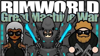 MechSuits Agents and Mechanoids Like Never Before  Rimworld Machine War 1 [upl. by Aoniak565]