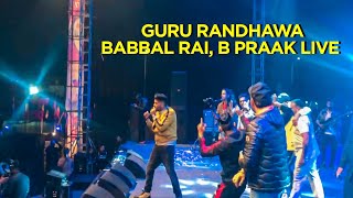 Guru Randhawa Babbal Rai Prabh GIll B Praak Ikka live at Gaana Crossblade  Chandigarh [upl. by Jacey]