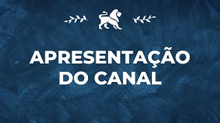 APRESENTANDO O CANAL [upl. by Enail]