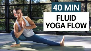 40 Min Fluid Vinyasa Yoga Flow  Full Body Intermediate  Advanced Yoga [upl. by Kral577]