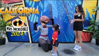 Mrs Incredible at Disney Adventure Park 2024 [upl. by Anelad]