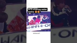 BTS sharing water bottle 🤩😍 trendingshorts btsvfunnymoments btsofficialbighit btsallmembers [upl. by Yotal]