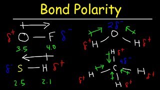 Bond Polarity Electronegativity and Dipole Moment  Chemistry Practice Problems [upl. by Rehoptsirhc]