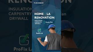 🏠 Home Renovation in Los Angeles  Insulation Carpentry Drywall Installation  ProFix LA 🛠️ [upl. by Madigan]