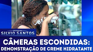 Demonstração de Creme Hidratante  Câmeras Escondidas 060518 [upl. by Tlok]