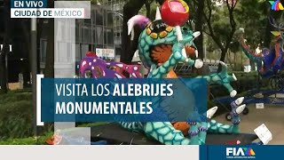 ¡No te puedes perder a los Alebrijes Monumentales en Paseo de la Reforma [upl. by Adil]