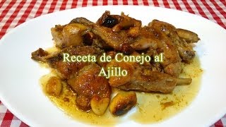 Conejo al ajillo receta original [upl. by Ferino525]