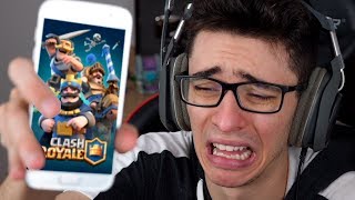 ME DEI MUITO MAL POR SER VICIADO EM CLASH ROYALE [upl. by Reivazx915]