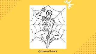 Coloring Spiderman Pages [upl. by Inalak]