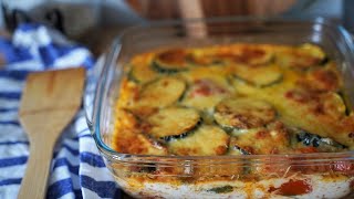 GRATIN DE COURGETTES AU FOUR [upl. by Eugenle]