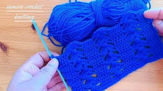 💯👌beautiful amp easy crochet baby blanket pattern for beginners ✅️ lovely crochet stitch for blankets [upl. by Emalee331]